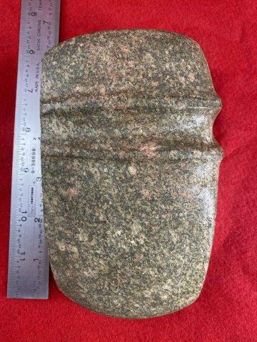 Grooved Axe Indian Artifact Arrowhead: Please see picture for measurment. These artifacts are from multiple collections from around the United States. KEY WORDS: NATIVE AMERICAN INDIAN artifacts artifactsS ARROWHEAD ARROWHEADS MISSISSIPPIA