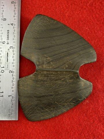 Slate Bannerstone     Indian Artifact Arrowhead (1 of 4)