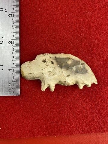 Chipped Effigy    Indian Artifact Arrowhead (1 of 4)