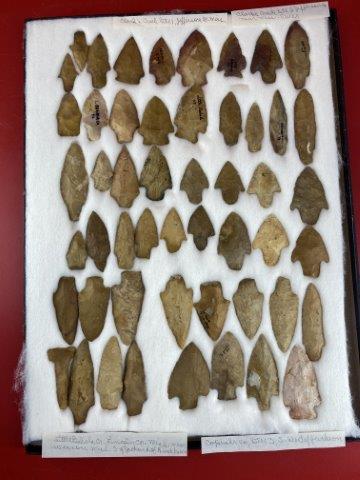 Group of Louisiana Points     Indian Artifact Arrowhead (1 of 1)