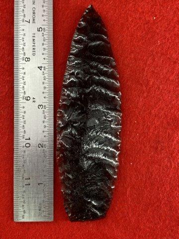 Paleo Obsidian Point      Indian Artifact Arrowhead (1 of 4)