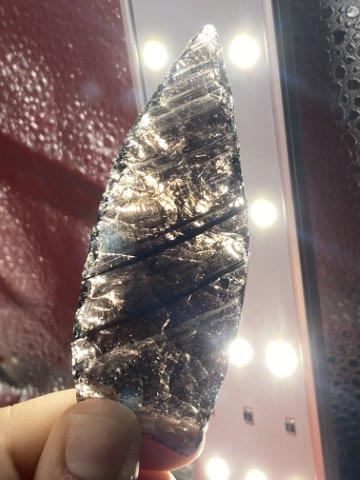 Paleo Obsidian Point    Indian Artifact Arrowhead (1 of 4)