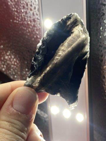 Paleo Obsidian Point      Indian Artifact Arrowhead (1 of 4)