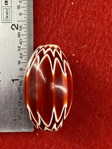 Chevron Trade Bead     Indian Artifact Arrowhead (1 of 3)
