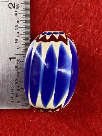 Chevron Trade Bead     Indian Artifact Arrowhead (1 of 3)