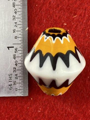 Chevron Trade Bead     Indian Artifact Arrowhead (1 of 3)
