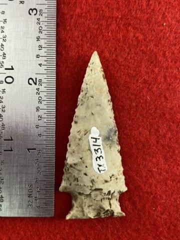 Stemmed Point     Indian Artifact Arrowhead (1 of 3)