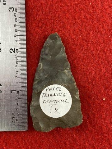 Paleo Triangle     Indian Artifact Arrowhead (1 of 3)