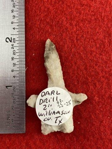 Darl Drill     Indian Artifact Arrowhead (1 of 3)