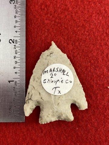 Marshall     Indian Artifact Arrowhead (1 of 3)