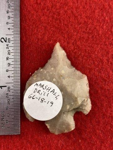Marshall Drill     Indian Artifact Arrowhead (1 of 4)