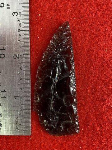 Obsidian Knife     Indian Artifact Arrowhead (1 of 4)