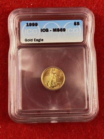 1999 $5 Graded Gold Eagle                Coins (1 of 1)