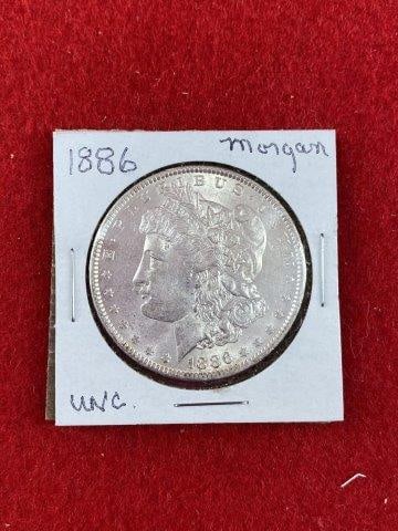 1886  Morgan Silver Dollar               Coins (1 of 2)