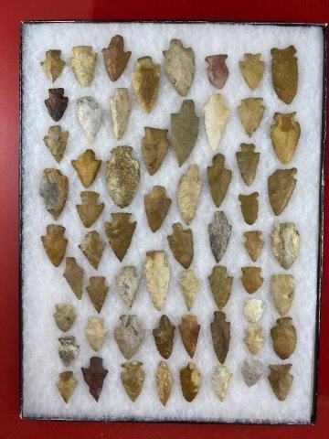 Group of Very Nice Louisiana Points     Indian Artifact Arrowhead (1 of 5)