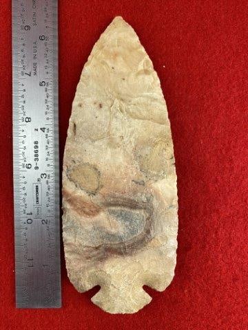 Large Dovetail     Indian Artifact Arrowhead (1 of 3)
