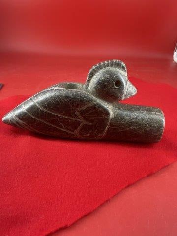 Duck Effigy Stone Pipe     Indian Artifact Arrowhead (1 of 6)