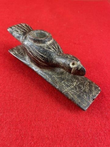 Bird Effigy Stone Hopewell Pipe     Indian Artifact Arrowhead (1 of 7)