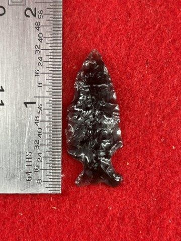 Very Fine Obsidian Point     Indian Artifact Arrowhead (1 of 4)