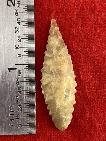 Very Nice Gem Quality Neolithic     Indian Artifact Arrowhead (1 of 1)