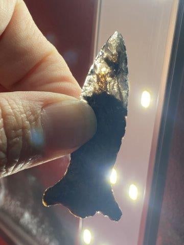 Very Nice Obsidian Point      Indian Artifact Arrowhead (1 of 4)