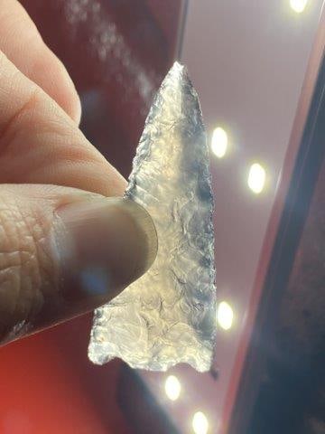 Very Nice Obsidian Point      Indian Artifact Arrowhead (1 of 4)
