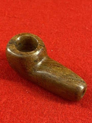 Stone Pipe Indian Artifact Arrowhead: Please see picture for measurement. These artifacts are from multiple collections from around the United States. KEY WORDS: NATIVE AMERICAN INDIAN ARTIFACT ARTIFACTS ARROWHEAD ARROWHEADS MISSISSIPPIAN