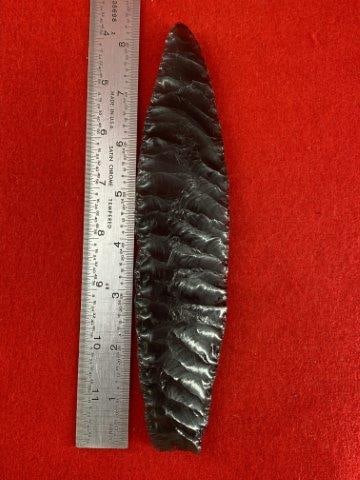 Obsidian Paleo Point            Indian Artifact Arrowhead (1 of 4)
