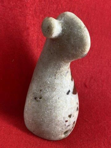 Popeyed Bust Birdstone            Indian Artifact Arrowhead (1 of 6)