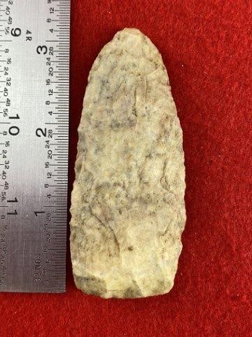 Very Nice Arrowhead from the James Evans Estate Collection: Please see picture for measurement. This arrowhead is from the James Evans Estate Collection of Vandalia, Missouri. KEY WORDS: NATIVE AMERICAN INDIAN ARTIFACT ARTIFACTS ARROWHEAD ARROWHEADS MISSISSIPP