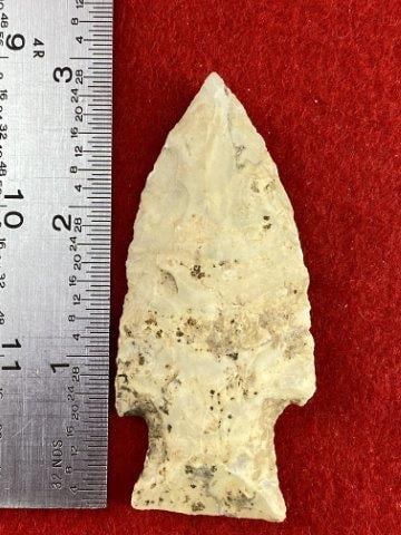 Very Nice Arrowhead from the James Evans Estate Collection: Please see picture for measurement. This arrowhead is from the James Evans Estate Collection of Vandalia, Missouri. KEY WORDS: NATIVE AMERICAN INDIAN ARTIFACT ARTIFACTS ARROWHEAD ARROWHEADS MISSISSIPP