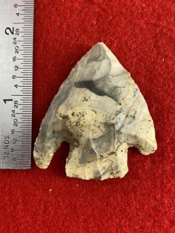 Very Nice Arrowhead from the James Evans Estate Collection: Please see picture for measurement. This arrowhead is from the James Evans Estate Collection of Vandalia, Missouri. KEY WORDS: NATIVE AMERICAN INDIAN ARTIFACT ARTIFACTS ARROWHEAD ARROWHEADS MISSISSIPP