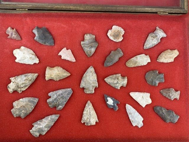 Group of Arrowheads from the James Evans Estate Collection (1 of 4)