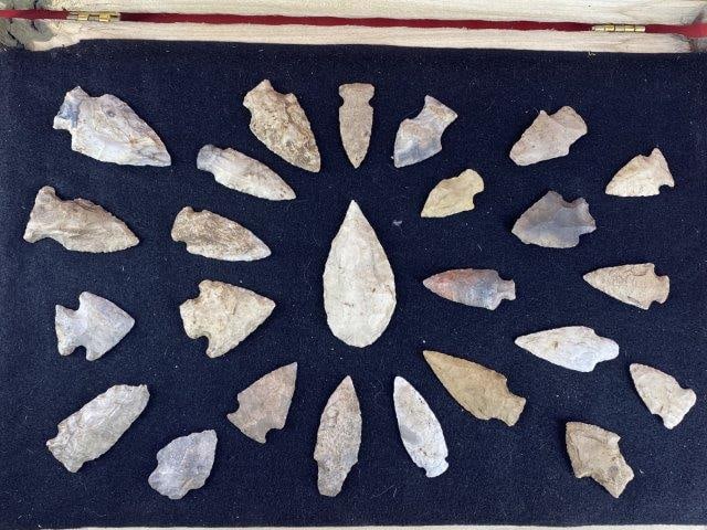 Group of Arrowheads from the James Evans Estate Collection (1 of 4)