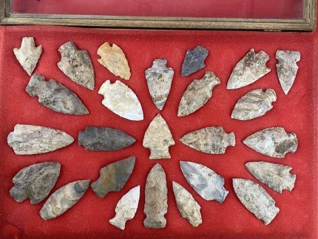 Group of Arrowheads from the James Evans Estate Collection (1 of 4)
