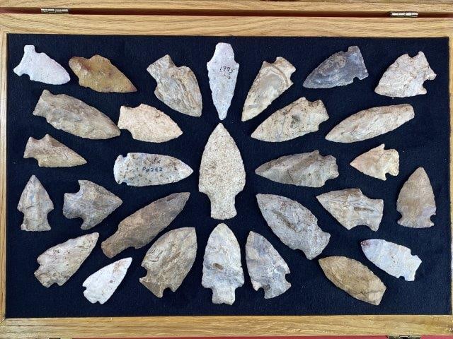 Group of Arrowheads from the James Evans Estate Collection (1 of 4)