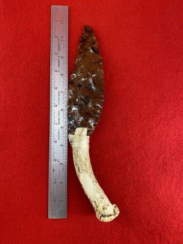 Hafted Obsidian Blade               Indian Artifact Arrowhead (1 of 3)