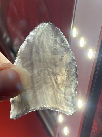 Obsidian Paleo Point               Indian Artifact Arrowhead (1 of 4)