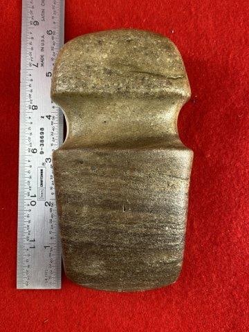 Grooved Axe Indian Artifact Arrowhead: Please see picture for measurement. These artifacts are from multiple collections from around the United States. KEY WORDS: NATIVE AMERICAN INDIAN ARTIFACT ARTIFACTS ARROWHEAD ARROWHEADS MISSISSIPPIAN