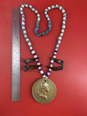 1789 Washington Peace Necklace              Indian Artifact Arrowhead (1 of 6)