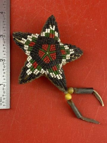 Small Star Beaded Fetish              Indian Artifact Arrowhead (1 of 3)