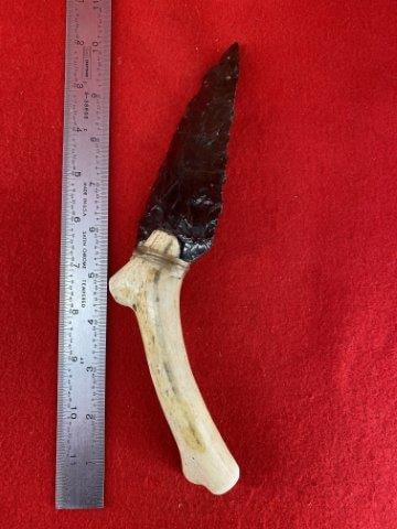 Hafted Obsidian Blade            Indian Artifact Arrowhead (1 of 4)