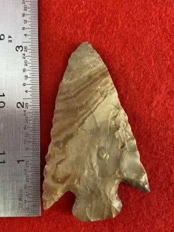Marshall Indian Artifact Arrowhead: Please see picture for measurement. These artifacts are from multiple collections from around the United States. KEY WORDS: NATIVE AMERICAN INDIAN ARTIFACT ARTIFACTS ARROWHEAD ARROWHEADS MISSISSIPPIAN