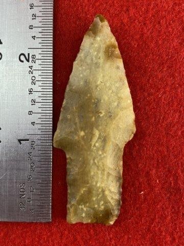 Stemmed Point            Indian Artifact Arrowhead (1 of 3)