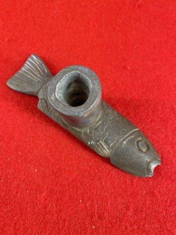 Fish Effigy Hopewell Pipe            Indian Artifact Arrowhead (1 of 7)