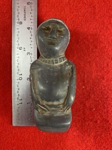 Stone Human Effigy            Indian Artifact Arrowhead (1 of 6)