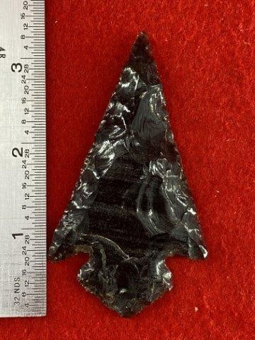 Very Nice Obsidian Point            Indian Artifact Arrowhead (1 of 4)