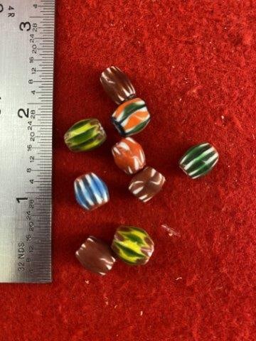 Trade Beads Indian Artifact Arrowhead: Please see picture for measurement. These artifacts are from multiple collections from around the United States. KEY WORDS: NATIVE AMERICAN INDIAN ARTIFACT ARTIFACTS ARROWHEAD ARROWHEADS MISSISSIPPIAN