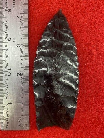 Paleo Obsidian Point           Indian Artifact Arrowhead (1 of 4)