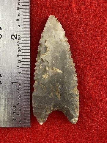 Wheeler Indian Artifact Arrowhead: Please see picture for measurement. These artifacts are from multiple collections from around the United States. KEY WORDS: NATIVE AMERICAN INDIAN ARTIFACT ARTIFACTS ARROWHEAD ARROWHEADS MISSISSIPPIAN